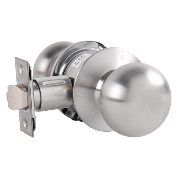 Arrow Lock Grade 2 Privacy Cylindrical Lock, Tudor Knob, Non-Keyed, Satin Chrome Finish, Non-handed MK02-TA-26D - main